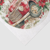 クリスマスヴィンテージトラックラウンド 薄葉紙 (詳細)