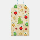 クリスマスヴィンテージパターン ギフトタグ (正面)