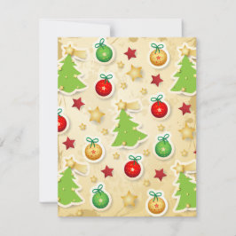 クリスマスヴィンテージパターン シーズンカード