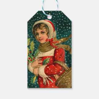 クリスマスヴィンテージホリデーギフトラベル ギフトタグ