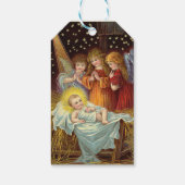 クリスマスヴィンテージホリデーギフトラベル ギフトタグ (裏面)