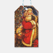 クリスマスヴィンテージホリデーギフトラベル ギフトタグ (裏面)