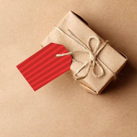 クリスマスヴィンテージレッドトラックウィンタースノーフレーク ギフトタグ