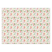 クリスマスヴィンテージレッドトラックパターン テーブルクロス (正面(横))