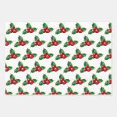 クリスマスヴィンテージレッドトラック、ラッピング紙セット ラッピングペーパーシート (正面3)