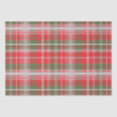 クリスマスヴィンテージレトロ国プレイドパターン 薄葉紙 (正面)