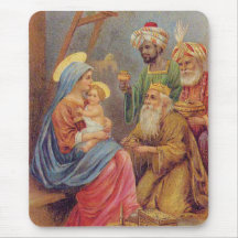 クリスマスヴィンテージ出生イエスイラストレーション