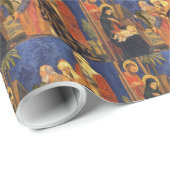 クリスマスヴィンテージ出生マンジャークリスマスズホリデー ラッピングペーパー (ロールコーナー)