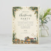 クリスマスヴィンテージ列車とギフト 招待状 (スタンド正面)