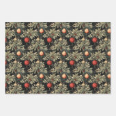 クリスマスヴィンテージ包装紙 ラッピングペーパーシート (正面3)