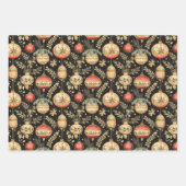 クリスマスヴィンテージ包装紙 ラッピングペーパーシート (正面2)