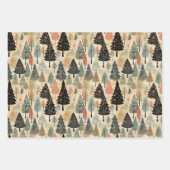 クリスマスヴィンテージ包装紙 ラッピングペーパーシート (正面)