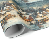 クリスマスヴィンテージ包装紙 ラッピングペーパー (ロールコーナー)