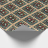 クリスマスヴィンテージ包装紙 ラッピングペーパー (角)