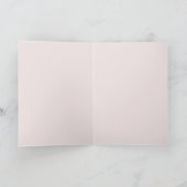 クリスマスヴィンテージ天使ろうそく シーズンカード (内部)