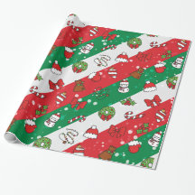 クリスマスヴィンテージ対称デザイン