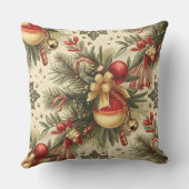 クリスマスヴィンテージ応援パターン クッション (裏面)