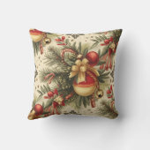 クリスマスヴィンテージ応援パターン クッション (裏面)