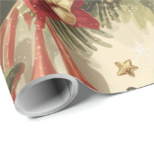 クリスマスヴィンテージ応援パターン ラッピングペーパー (ロールコーナー)