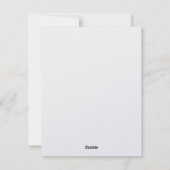 クリスマスヴィンテージ愛国国旗 シーズンカード (裏面)