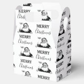 クリスマスヴィンテージ白黒サンタクロース フェイバーボックス (オープン)