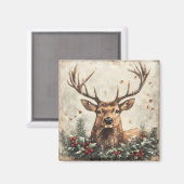 クリスマスヴィンテージ磁石 マグネット (正面/裏面)