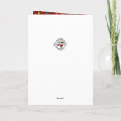 クリスマスヴィンテージ聖ニコラス祈りの言葉宗教 シーズンカード (裏面)