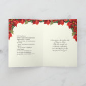 クリスマスヴィンテージ聖ニコラス祈りの言葉宗教 シーズンカード (内部)