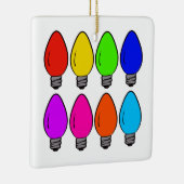 クリスマスヴィンテージ電球セラミックオーナメント セラミックオーナメント (右)