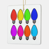 クリスマスヴィンテージ電球セラミックオーナメント セラミックオーナメント (左)