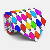 クリスマスヴィンテージ電球ネックタイ ネクタイ (ロール)