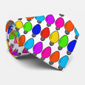 クリスマスヴィンテージ電球ネックタイ ネクタイ (ロール)