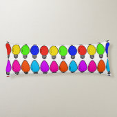 クリスマスヴィンテージ電球体装飾用クッション ボディピロー (裏面)