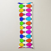 クリスマスヴィンテージ電球体装飾用クッション ボディピロー (正面縦)