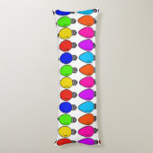 クリスマスヴィンテージ電球体装飾用クッション ボディピロー (裏面 (縦))