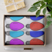 クリスマスヴィンテージ電球 薄葉紙 (ギフト)