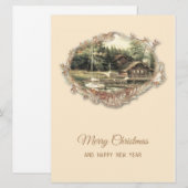 クリスマスヴィンテージ シーズンカード (正面/裏面)