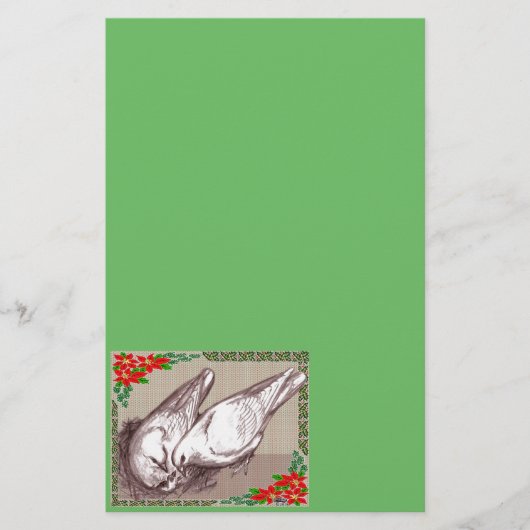 クリスマス一家 便箋 (正面)