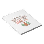 クリスマス一年で最も素晴らしい時だ ノートパッド (アングル)