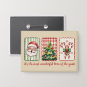クリスマス一年で最も素晴らしい時期だ 缶バッジ (正面/裏面)