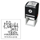 クリスマス一年で最も素晴らしい時期 セルフインキングスタンプ (インサイチュ)