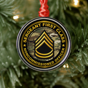 クリスマス一等軍曹 メタルオーナメント
