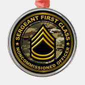 クリスマス一等軍曹 メタルオーナメント (正面)