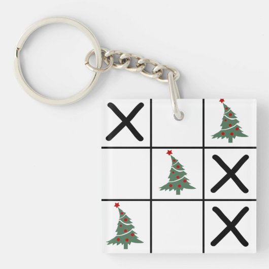 クリスマス三目並べ キーホルダー (正面)