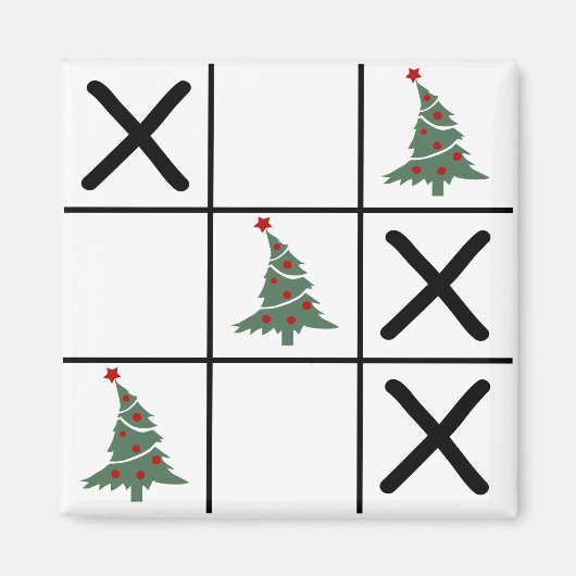 クリスマス三目並べ マグネット (正面)