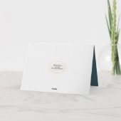 クリスマス三賢後を追男の星 カード (裏面)