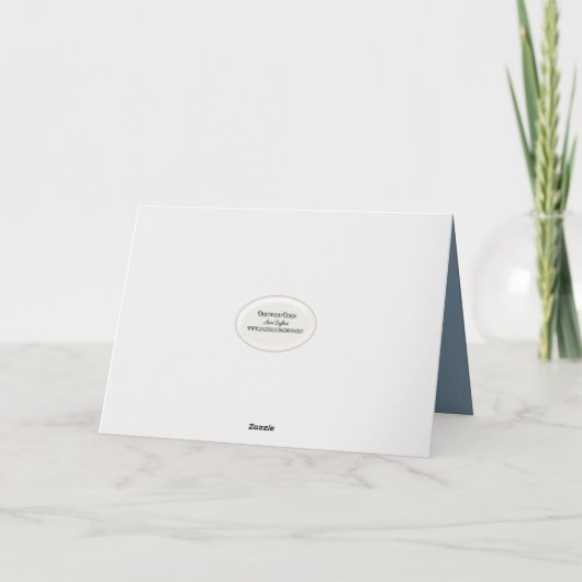 クリスマス三賢後を追男の星 カード (裏面)