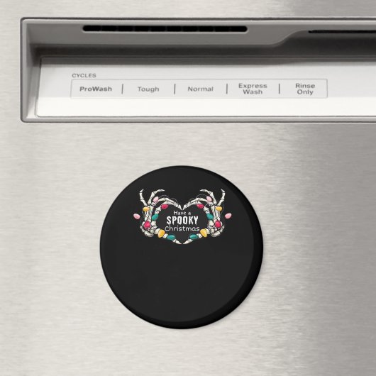 クリスマス不気味のクラシックを持つ マグネット (インサイチュ (食洗機))