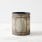 クリスマス不気味クランプス ツートーンマグカップ (中央)