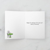クリスマス与えの楽しい季節 カード (内部)